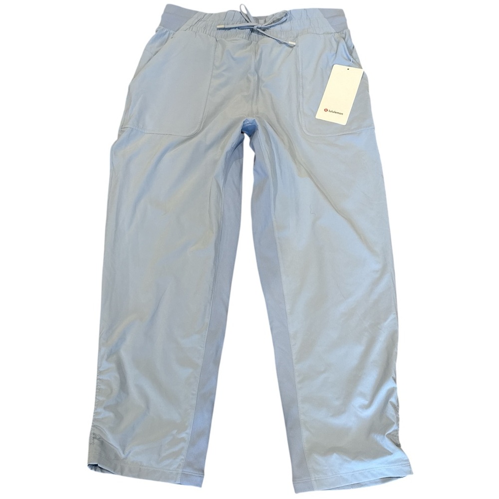 Lululemon Womens Crop Pants, NWT, Size-10, Color-Light Blue
